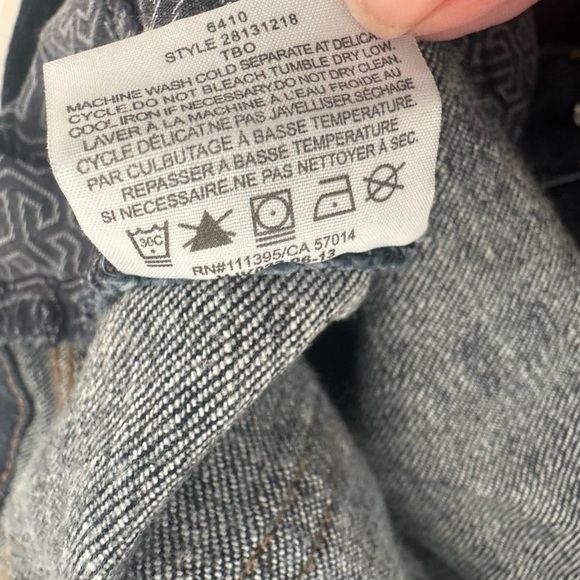 Tory Burch Super Skinny Dark Wash Jeans Midrise Luxe Stretch Size 28 - Picture 10 of 12